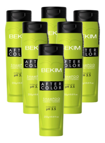 6 Shampoo X 250 Ml After Color Bekim