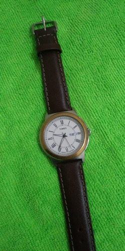 Relógio Timex Analógico Calendário Duplo Social , Indiglo