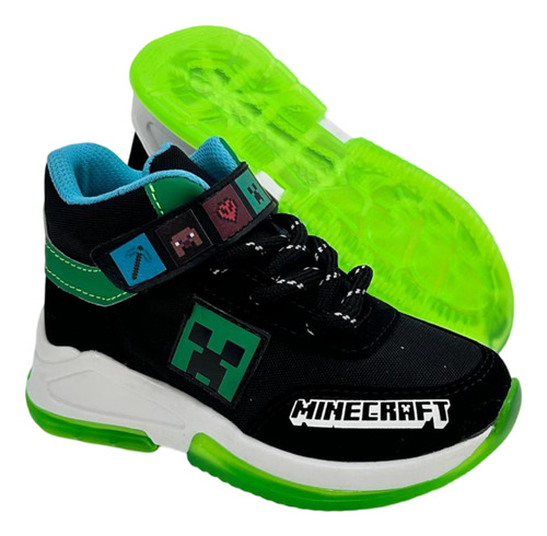 Tenis Para Niños De Minecraft - Creeper (18-21)