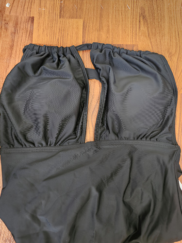 Traje De Baño Dama Entero Abertura Frontal