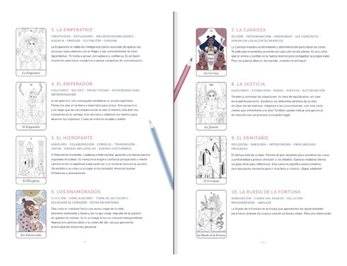Tarot Para Colorear - Céline Camoun Y Élodie Ascenci