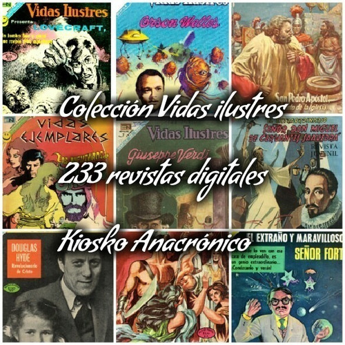 Colección Revista Vidas Ilustres Muchos Episodios Ed. Novaro