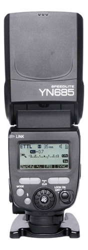 Flash de câmera Yongnuo YN685 Ttl cor preto