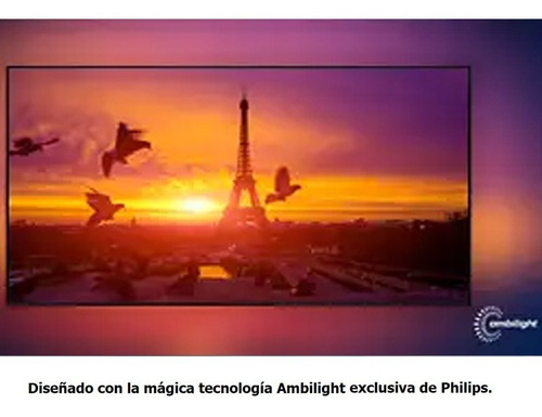 Imagen 7 de 10 de Smart Tv Android Philips Ambilight 65pud7906/55