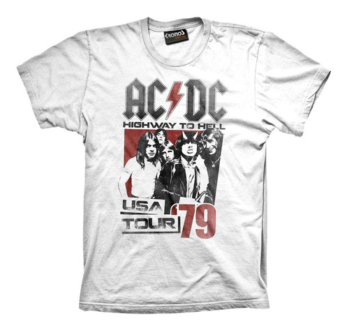 Remera Ac/dc Highway To Hell 1979 Vintage Retro Tour Acdc