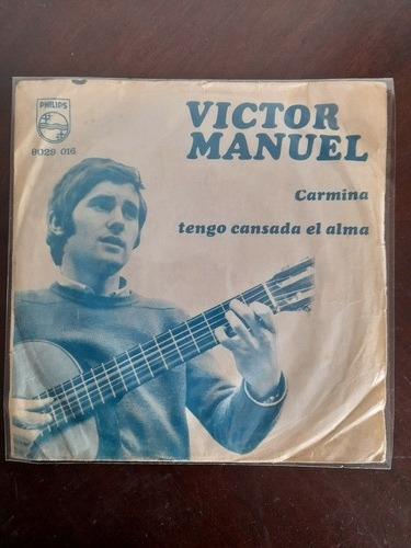 Vinilo Single De Victor Manuel - Carmiina ( I88-y29