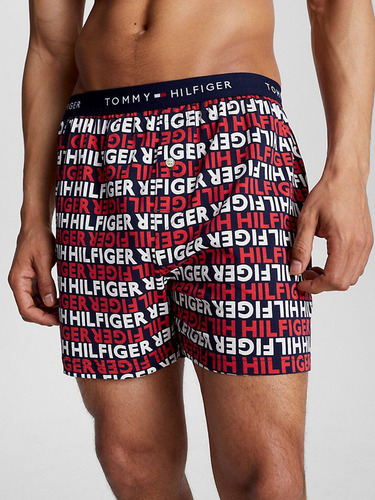 Bóxer Woven Fashion Print Hombre Tommy Hilfiger Multicolor