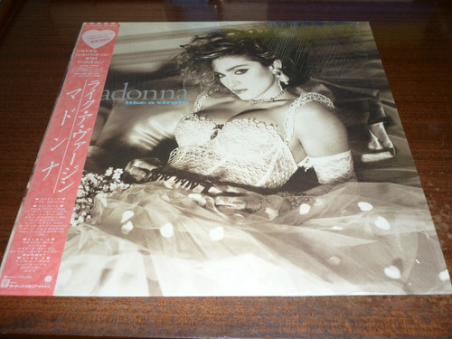 Madonna Like A Virgin Vinilo Japones Con Obi Impecab Jcd055