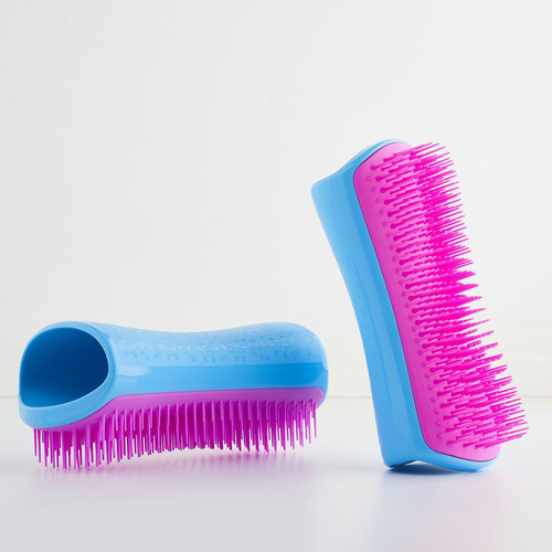 Cepillo Pelaje Muda Perro Pet Teezer Big Blue Pink Color Blue Pink
