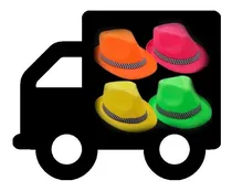 Comprar 8 Gorros Cotillon Sombreros Tanguero Fluo Jazz Funyi Fiesta