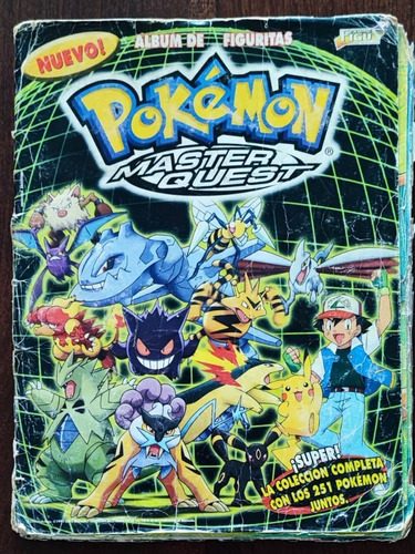 Álbum De Figuritas - Pokémon Master Quest - 2003 - Completo!