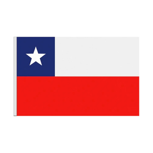 Bandera Chilena 60x90 Tela Trevira  Calidad