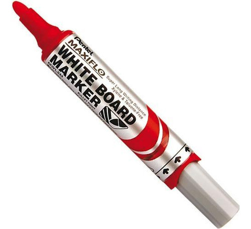 Caneta Marcador Para Quadro Branco Maxiflo Pentel - Vermelho