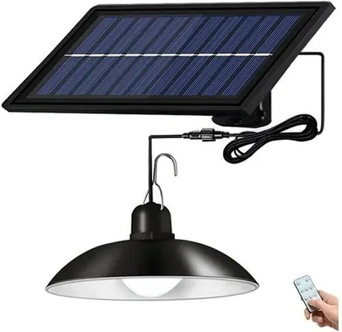 Lampara Solar 120 W Led Recargable Ampolleta Con Control 