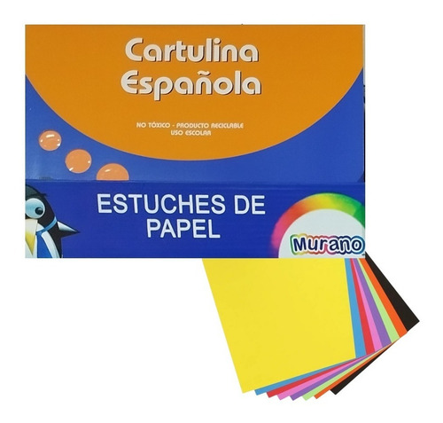 Cartulina Española Murano  Bolsón 10 Pliegos