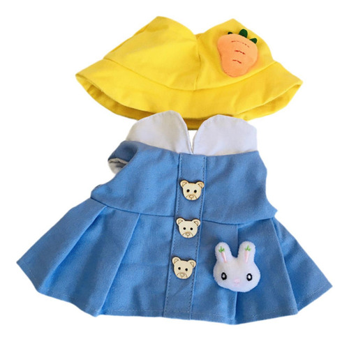 Diy Cómodo Vestido De Muñeca De Felpa Con Sombrero