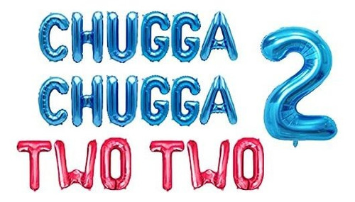 Globos De Fiesta Infantil Chugga Chugga Two Two Banner Globo