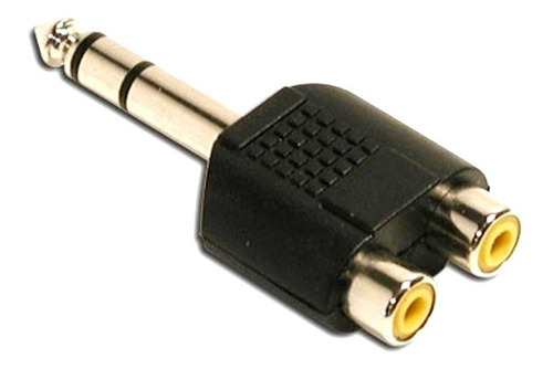 Adaptador Plug 6.5 Estereo A 2 Rca Hembra Esdj