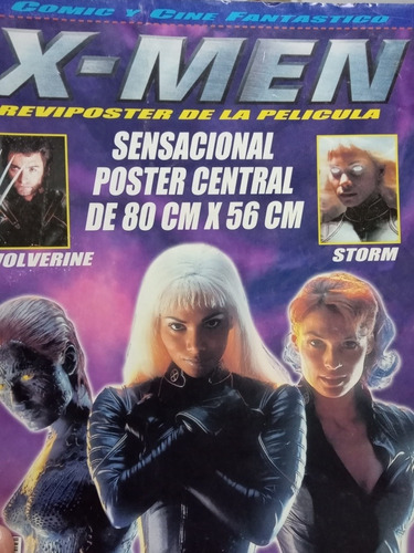 X-men Reviposter De La Película Septiembre 2000, Impecable.