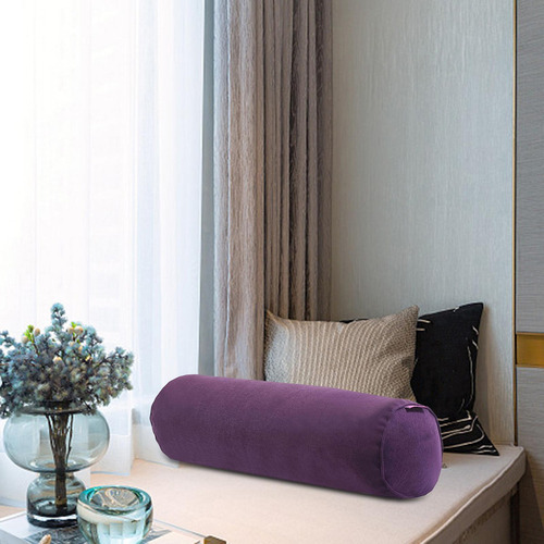 . Almohada De Cuello Redondo Confort De Algodón Morado