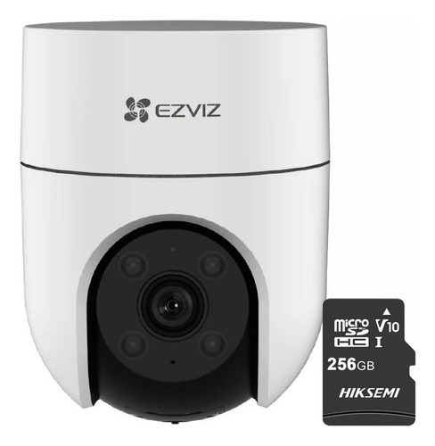 Ezviz Camara PTZ H8c-plus-256 Pt Wifi 2 Mp Cobertura 360° Con Detección Humana Y Seguimiento Inteligente Ideal Para Uso Exterior Colores En Oscuridad Micro Sd De 256gb Audio De Bidireccional Cs-h8c
