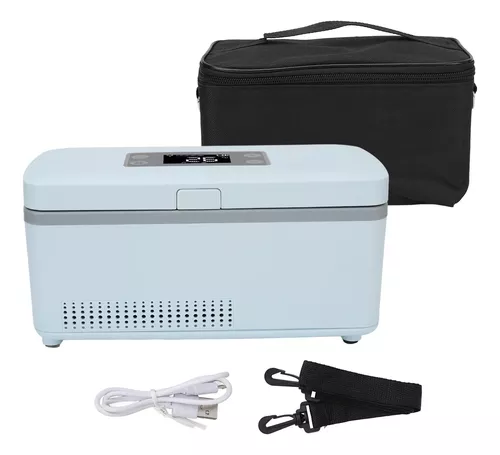 Nevera Portatil Insulina, Estuche PortáTil de Enfriador de Insulina, Mini  Refrigerador Enfriador de Insulina 10 Horas Enfriador de Insulina 2 ~ 8 ℃