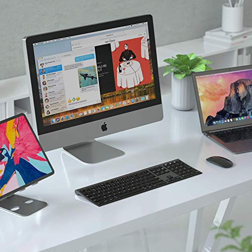 Teclado Mac, Teclado Recargable Multi-dispositivo, Ul...