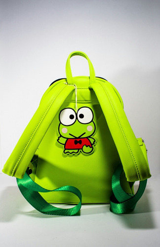 Loungefly Sanrio Keroppi Cosplay Mini Backpack Color Verde limón
