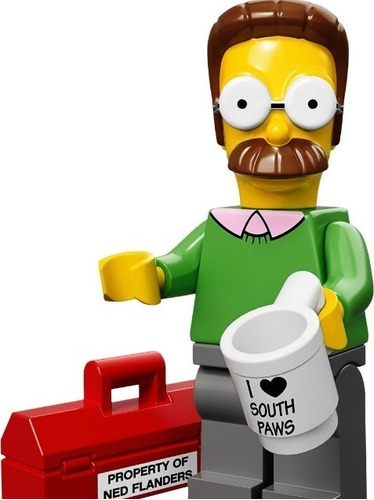 Minifigura Lego - Ned Flanders (serie The Simpsons,original)
