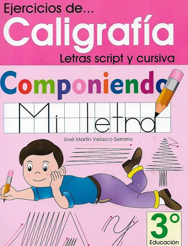 comprar Ejercicios De Caligrafía Letras Script Y Cursiva 3° Primaria