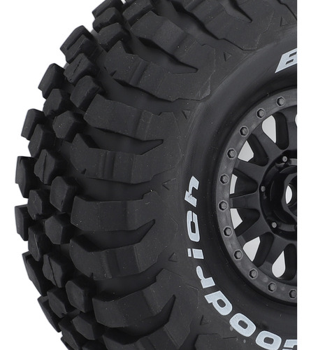 Llantas De Coche Rc, 4 Unidades, Excelente Agarre, Goma, Plá