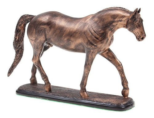 Imagem 1 de 4 de Escultura Em Resina Cavalo Quarto De Milha Home Western Deco