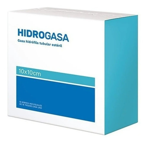 Gasa Esteril Caja De 10 Sobres De 10x10cm Hidrogasa