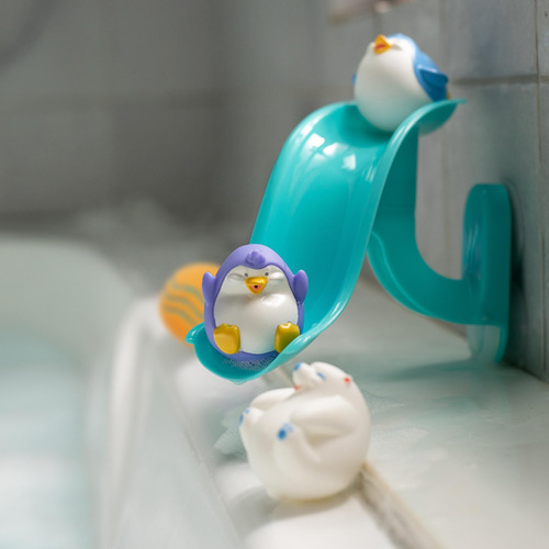 Juego De Baño Nuby Pingüino Con 4 Chorros Para Bebés