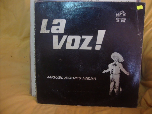 Vinilo Miguel Aceves Mejia La Voz M2