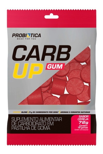 Carb Up Energy Gum Goma Sachê Uni 72g