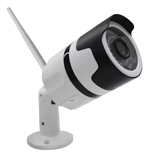 Camara Ip Wifi Exterior Lf4810 Angular 180° Con Audio Color Blanco
