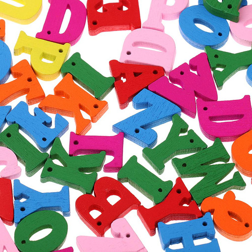 200pcs Juguetes Juegos Decorativos De Con Letras Mezcladas