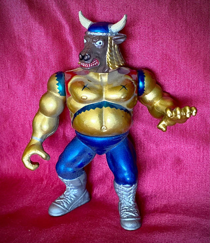 Antiguo Juguete Mannix Monsters Warrior Bootleg Vintage