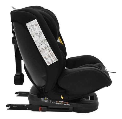 Autoasiento Para Bebé Luke Gira 360° Lifestyle By Infanti Color Negro