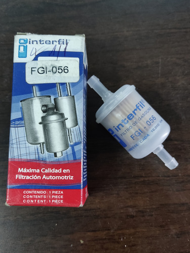 Filtro De Gasolina Fgi-056 Para Chevette