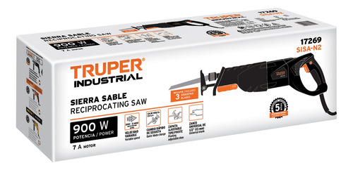 Sierra Sable 900 W Vel Variable Industrial Truper 17269