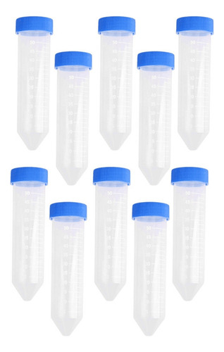 # Tubo De Centrífuga De Plástico De 50 Ml, 100 Piezas,