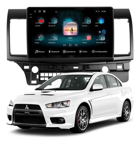 Multimidia Aikon Fóton G3 Lancer 09 A 22 8+256gb Octa 2k 10p