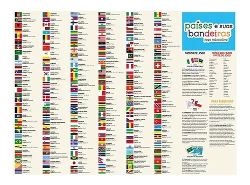 Países e suas Bandeiras - Toyster - Toyster