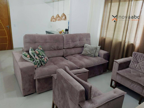 Imagem 1 de 24 de Cobertura Com 2 Dormitórios À Venda, 55 M² Por R$ 410.000 - Vila Guaraciaba - Santo André/sp - Co1205