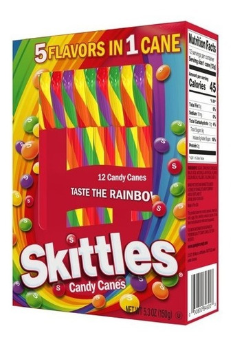 Skittles Bastones De Caramelo 150g Americanos