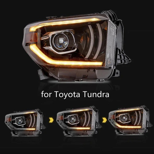 Faro Led Tundra Led Headlight Drl Luz Dinámica Vland