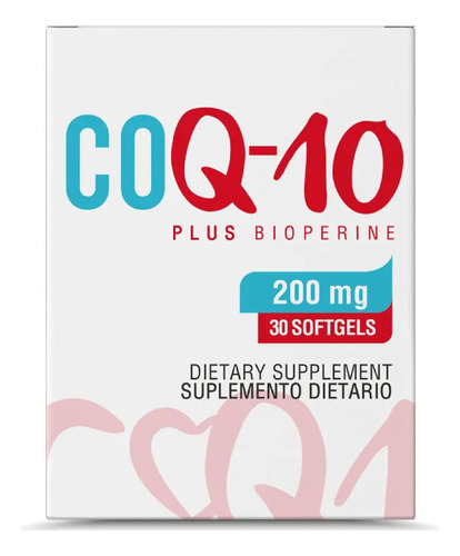 Coenzima Q10 Con Bioperina 30 Soft - Unidad a $2730