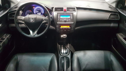 Honda City Ex 1.5 Aut. Flex 2014 Cinza Completo Novo